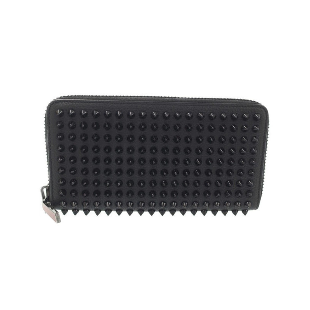 Christian Louboutin Panettone Studded Round Zipper Long Wallet